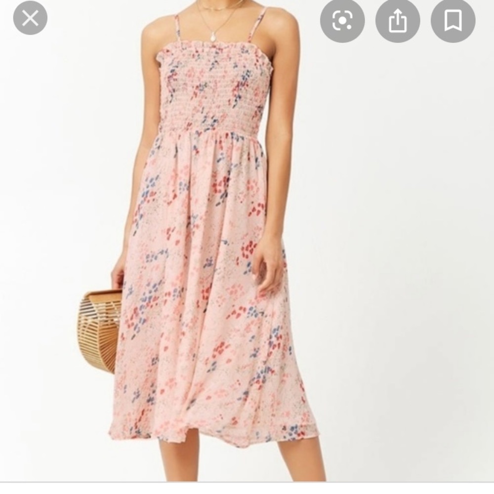 Floral midi dress